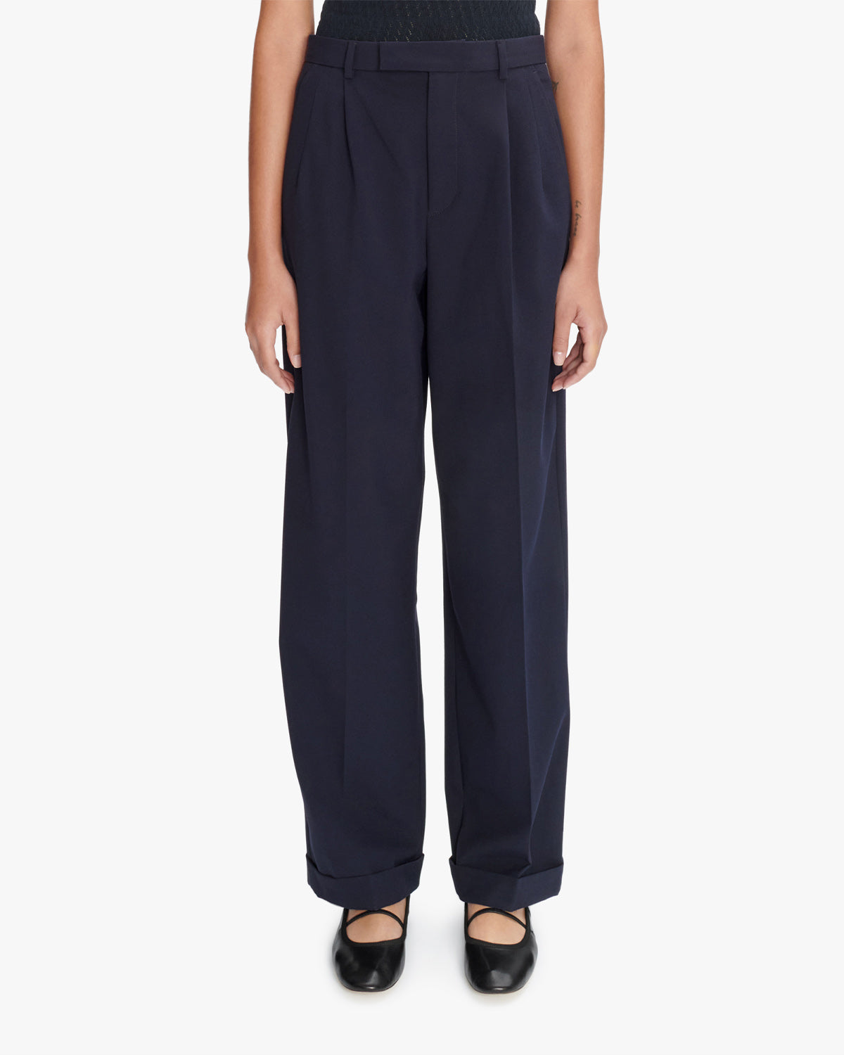 A.P.C. Pantalon Marissa Dark Navy WOMEN PANTS