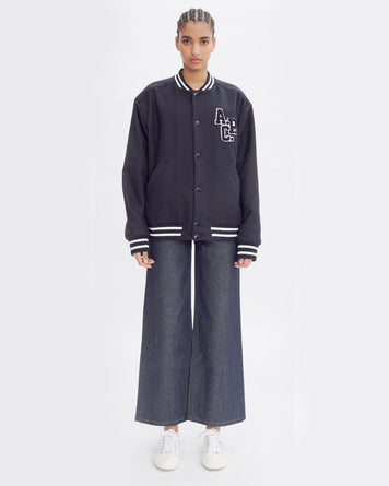 A.P.C. Blouson Micky Bleu Fonce Chine JKT Short Unisex