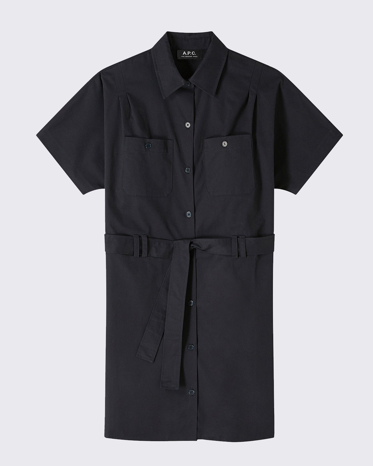 A.P.C. Robe New Drew Dark Navy WOMEN DRESSES