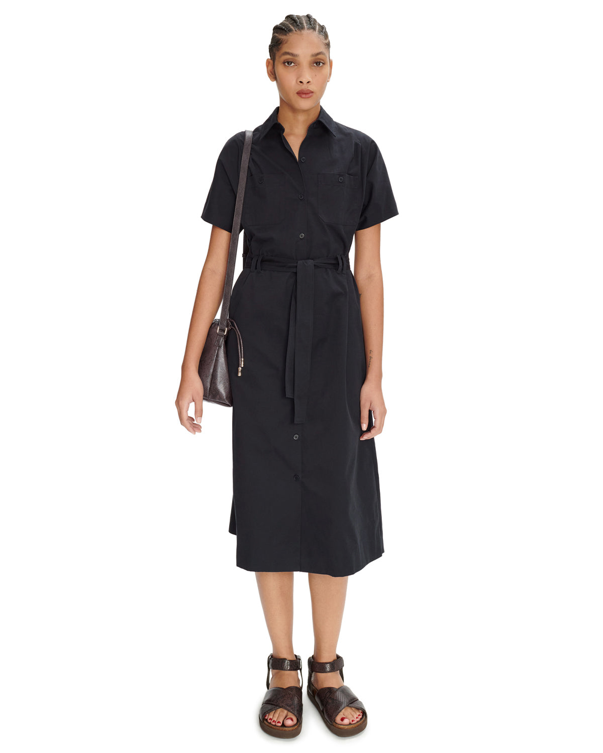 A.P.C. Robe New Drew Dark Navy WOMEN DRESSES