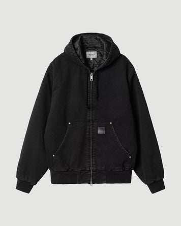 Carhartt WIP OG Active Rivet Jacket Black Stone JKT Short Men