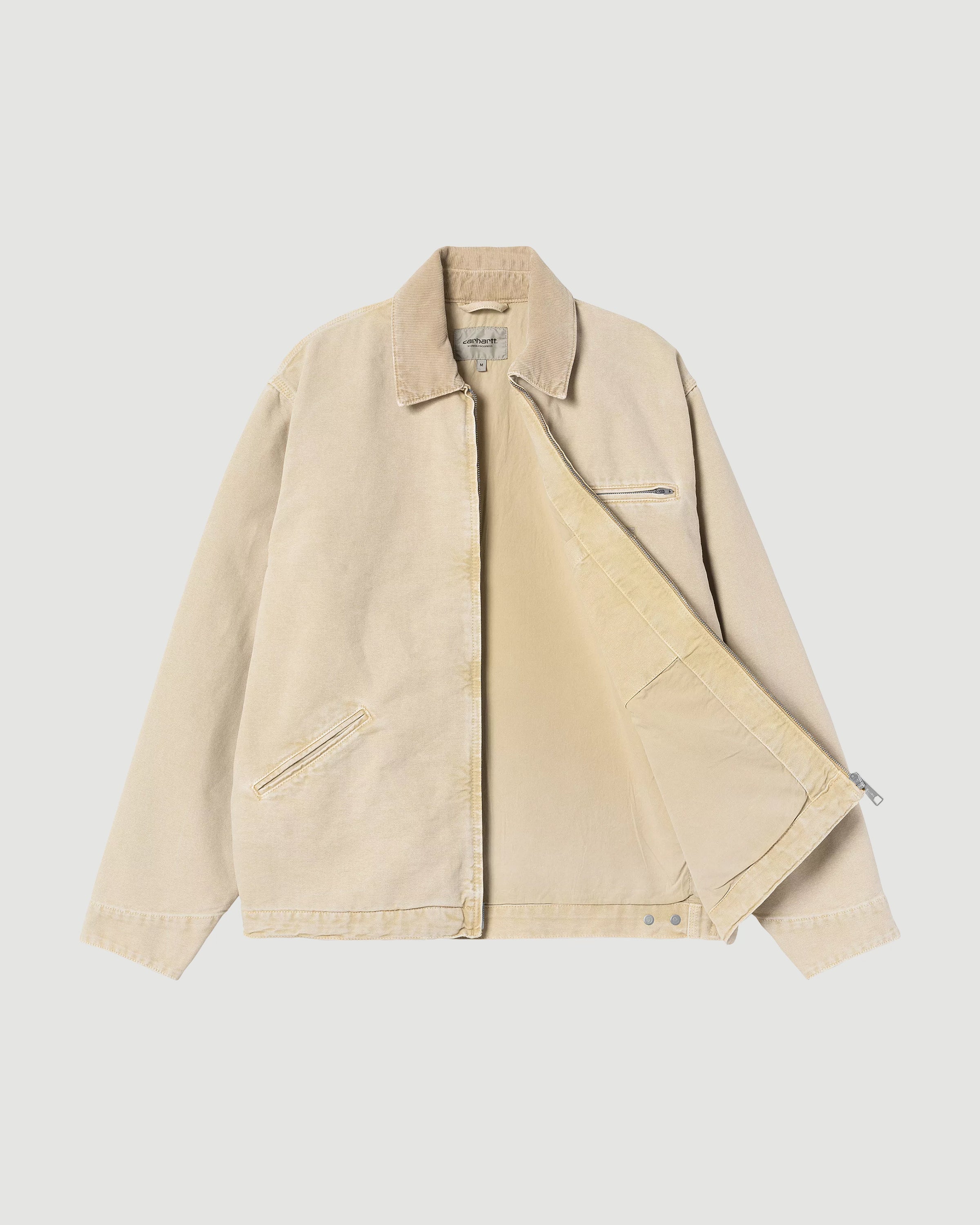 Carhartt WIP OG Detroit Dusty Hamilton Brown Chalk Wash JKT Short Men