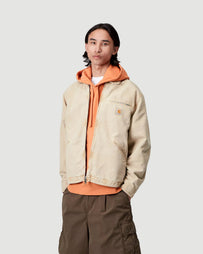Carhartt WIP OG Detroit Dusty Hamilton Brown Chalk Wash JKT Short Men