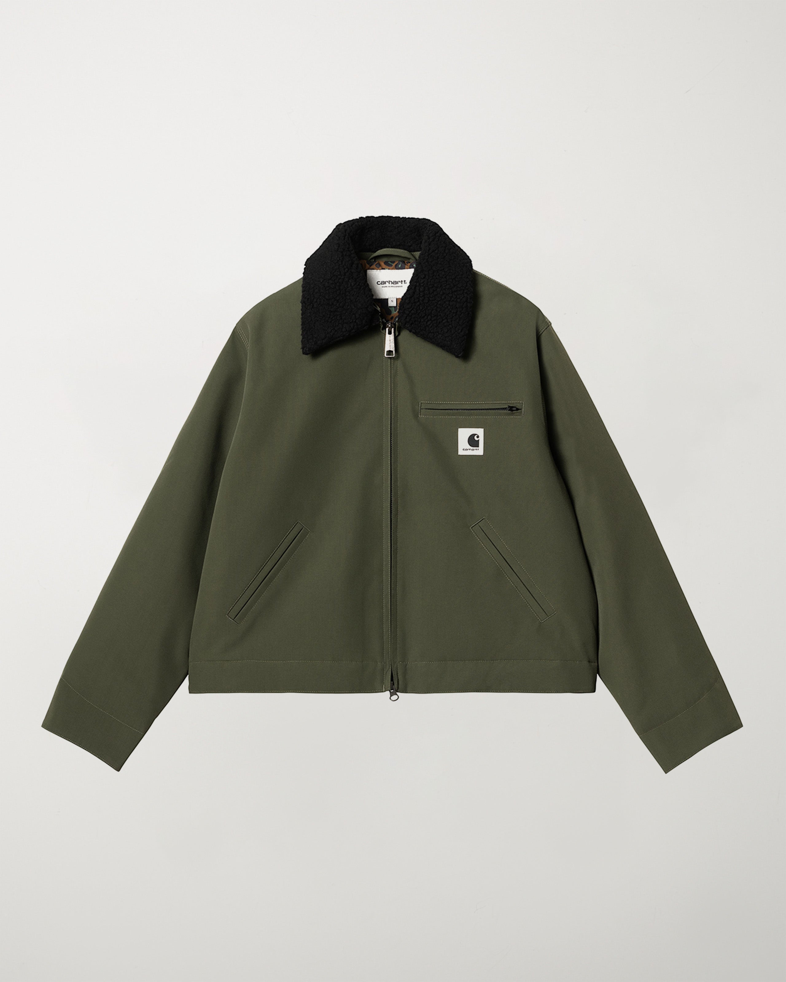 Carhartt WIP W' Newkirk Jacket Office Green/Camo Leo JKT Short Women