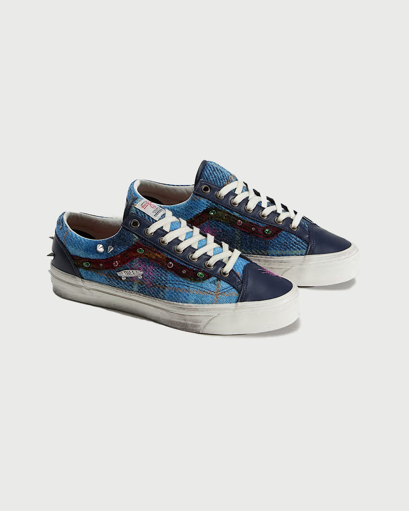 LX Old Skool 36 Harris Tweed - Navy Blue