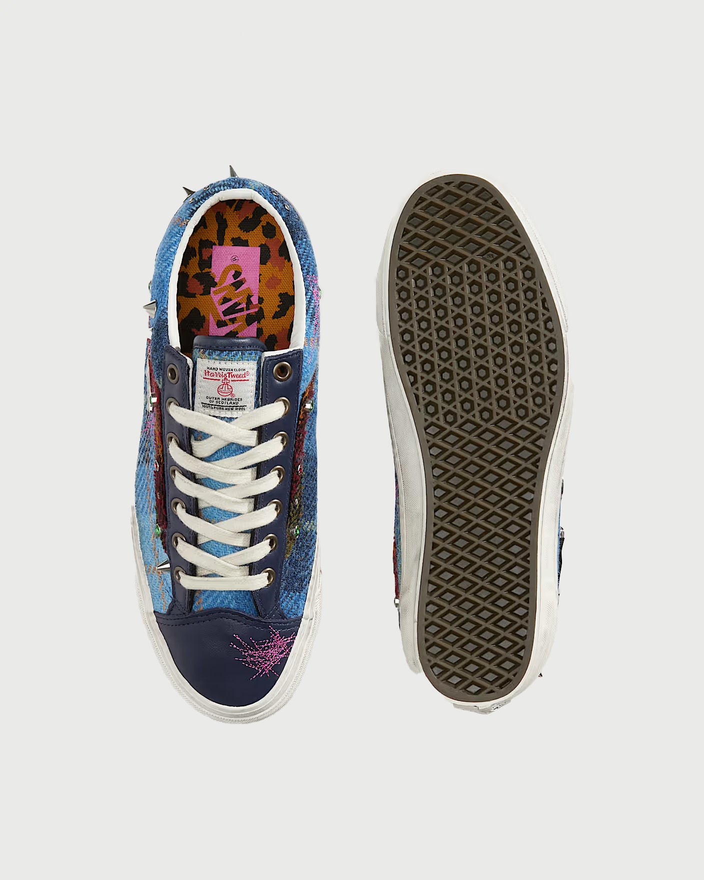 LX Old Skool 36 Harris Tweed - Navy Blue