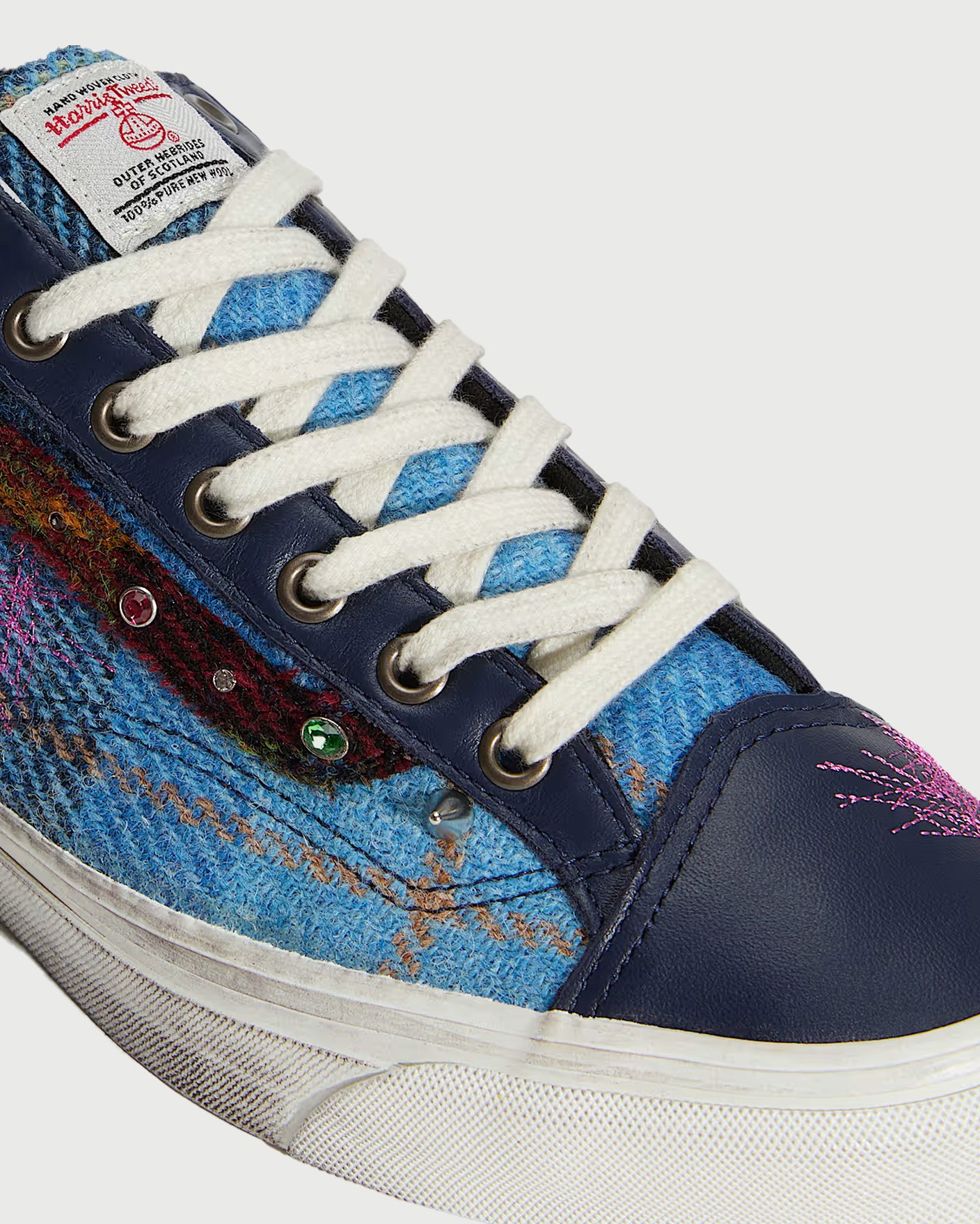 LX Old Skool 36 Harris Tweed - Navy Blue