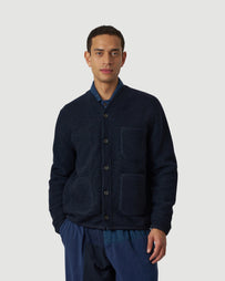 Universal Works Cardigan Indigo Knitwear Men