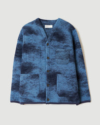 Universal Works Cardigan Blue Knitwear Men