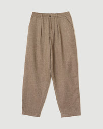 Universal Works Pleated Track Pant Brown Pants Men