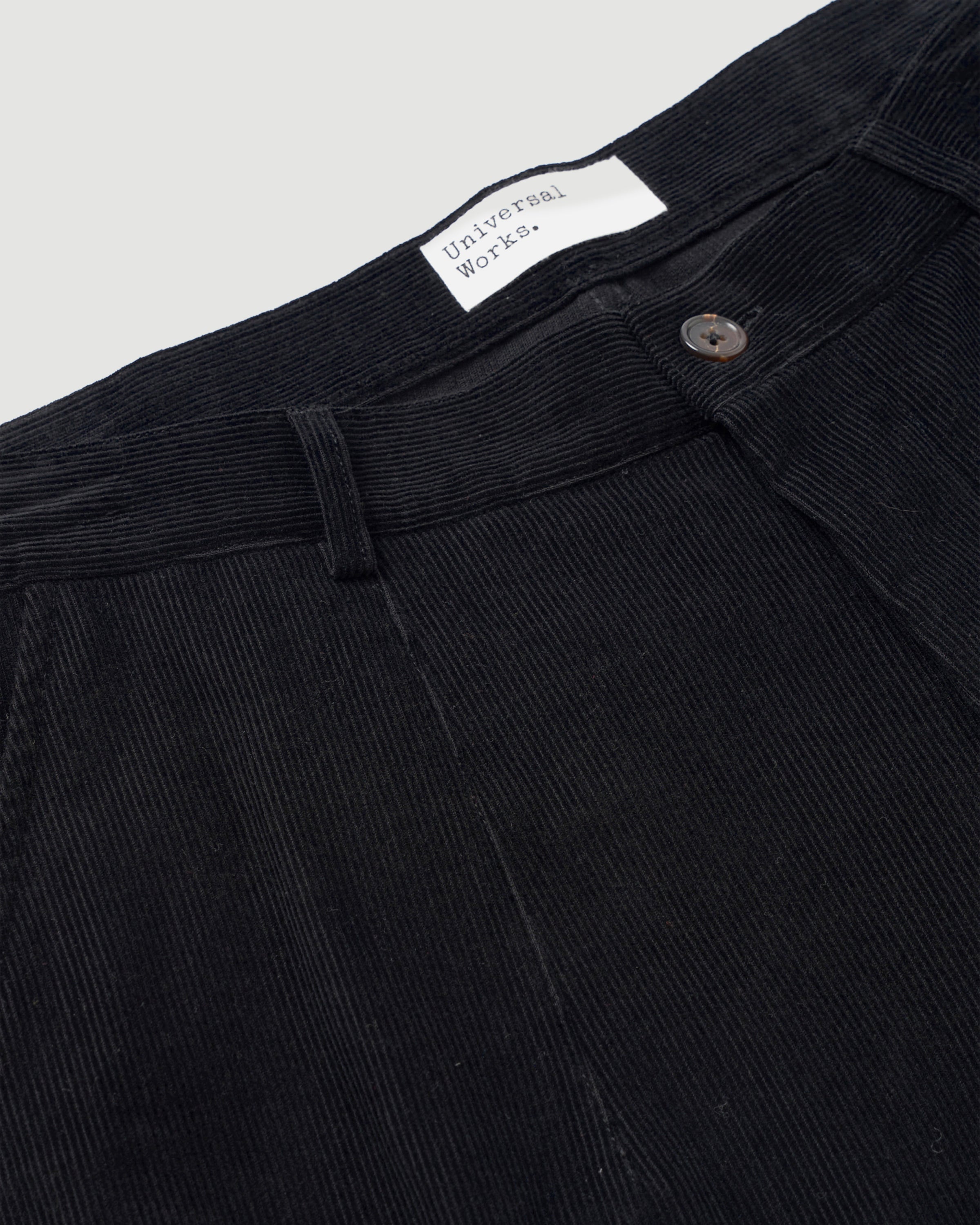 Universal Works Grad Chino Black Pants Men