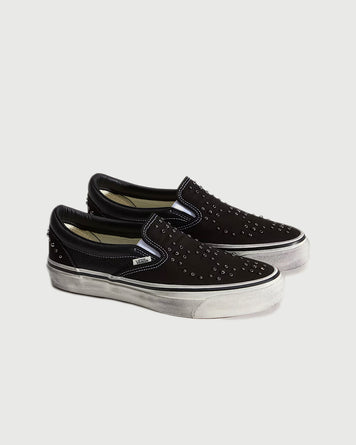 Vans Premium Slip-on LX 98 Pearlized Black Shoes Sneakers Men