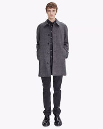 A.P.C. New Mac Pete Anthracite JKT Long Men