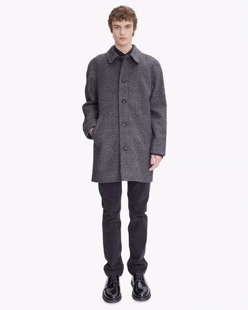 A.P.C. New Mac Pete Anthracite JKT Long Men