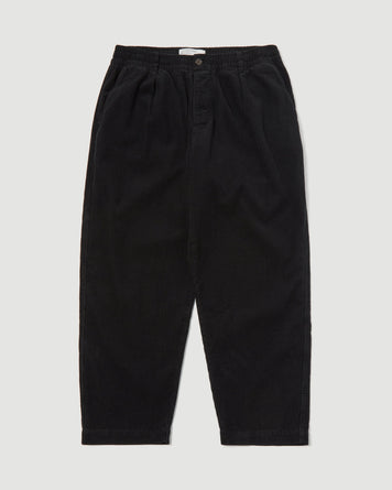 Universal Works Pleated Track Pant Corduroy Black Pants Men