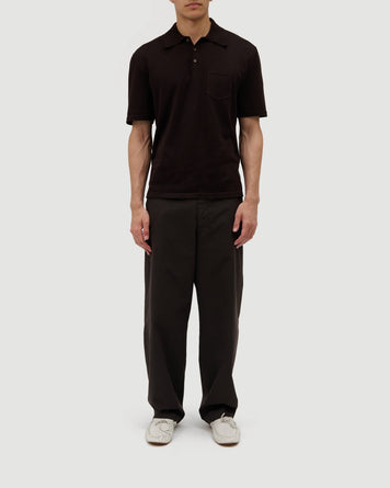 A.P.C. Polo Colin Brown T-shirt S/S Men