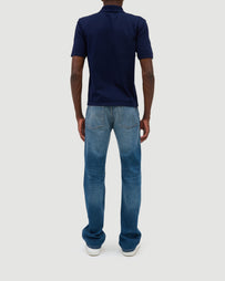 A.P.C. Polo Colin Dark Navy T-shirt S/S Men