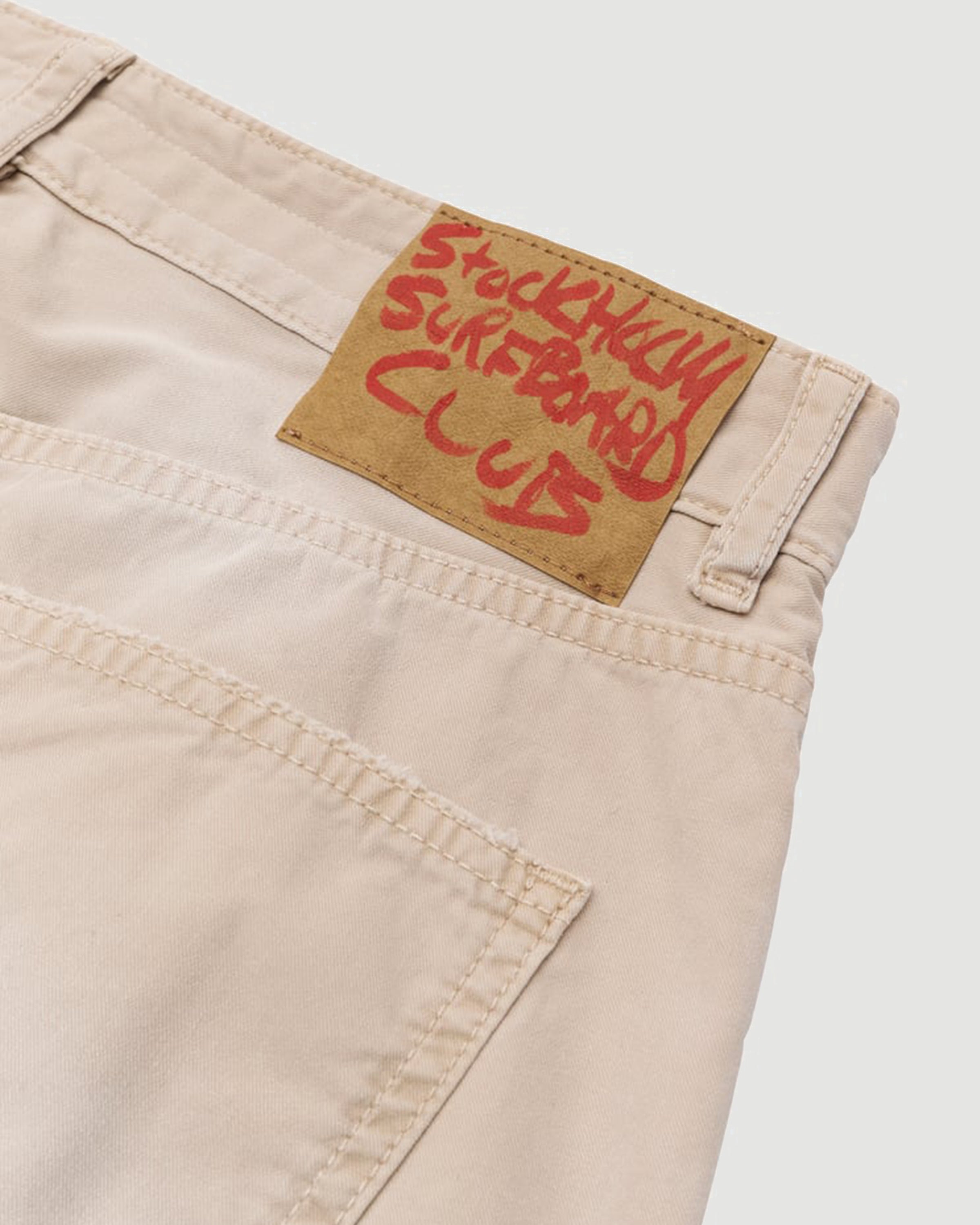 Stockholm Surfboard Club Ralf Jeans Beige Denim Men