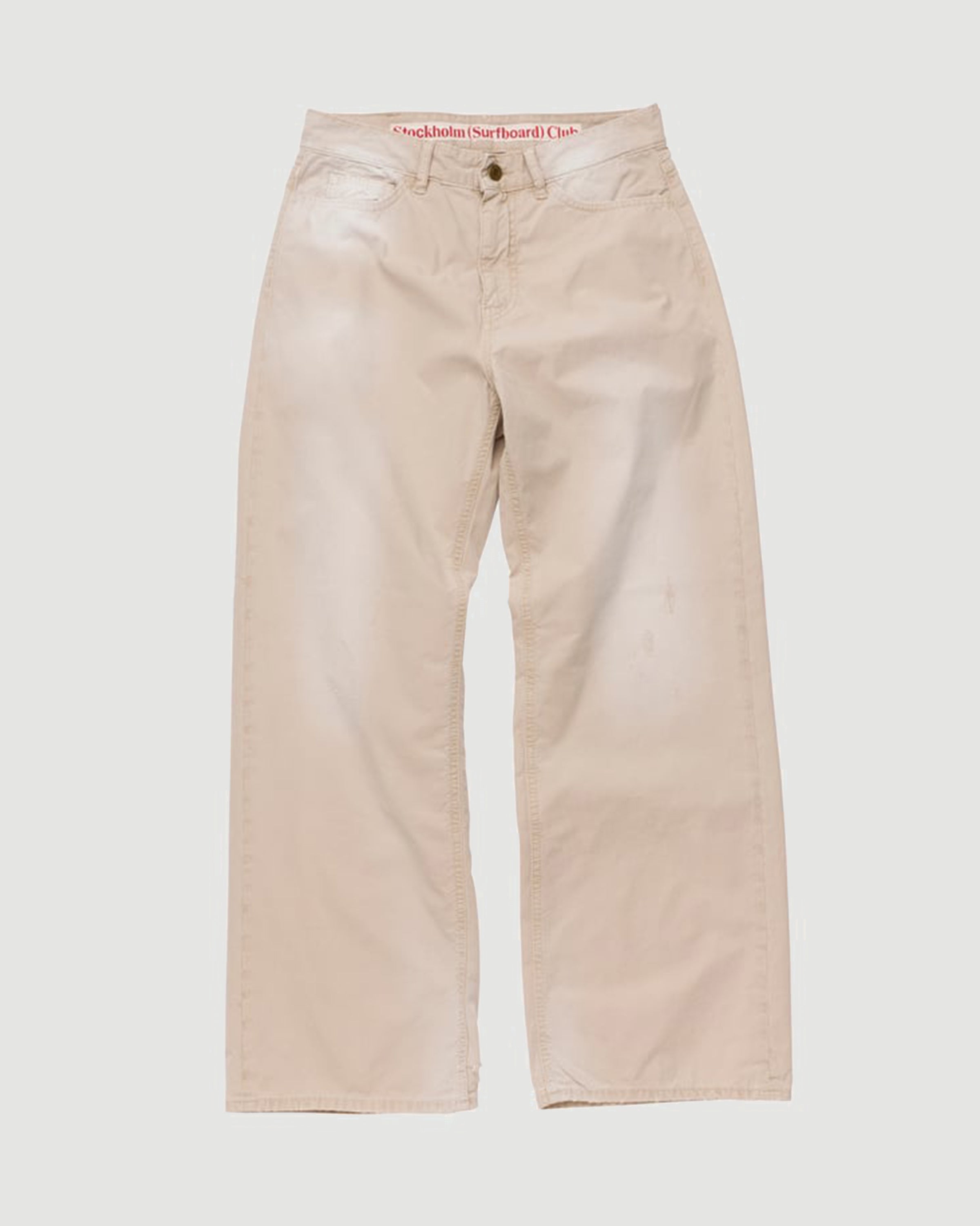 Stockholm Surfboard Club Ralf Jeans Beige Denim Men