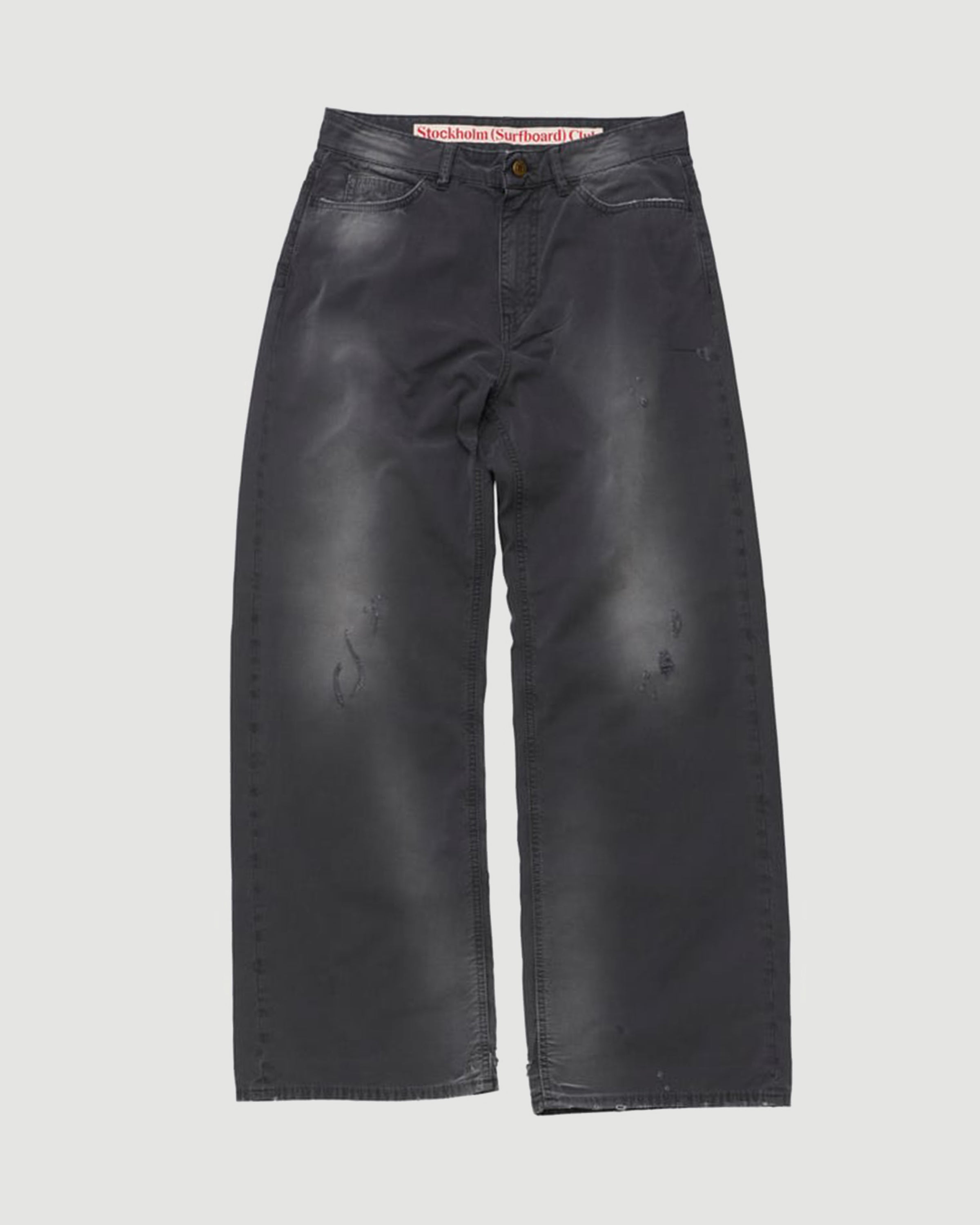 Stockholm Surfboard Club Ralf Jeans Black Denim Men