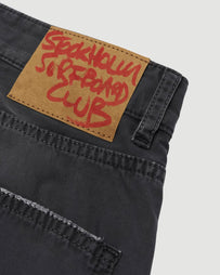 Stockholm Surfboard Club Ralf Jeans Black Denim Men