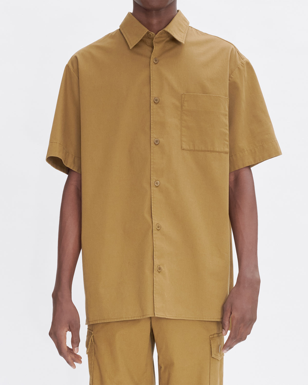 A.P.C. Chemisette Raph Tobacco Shirts S/S Men