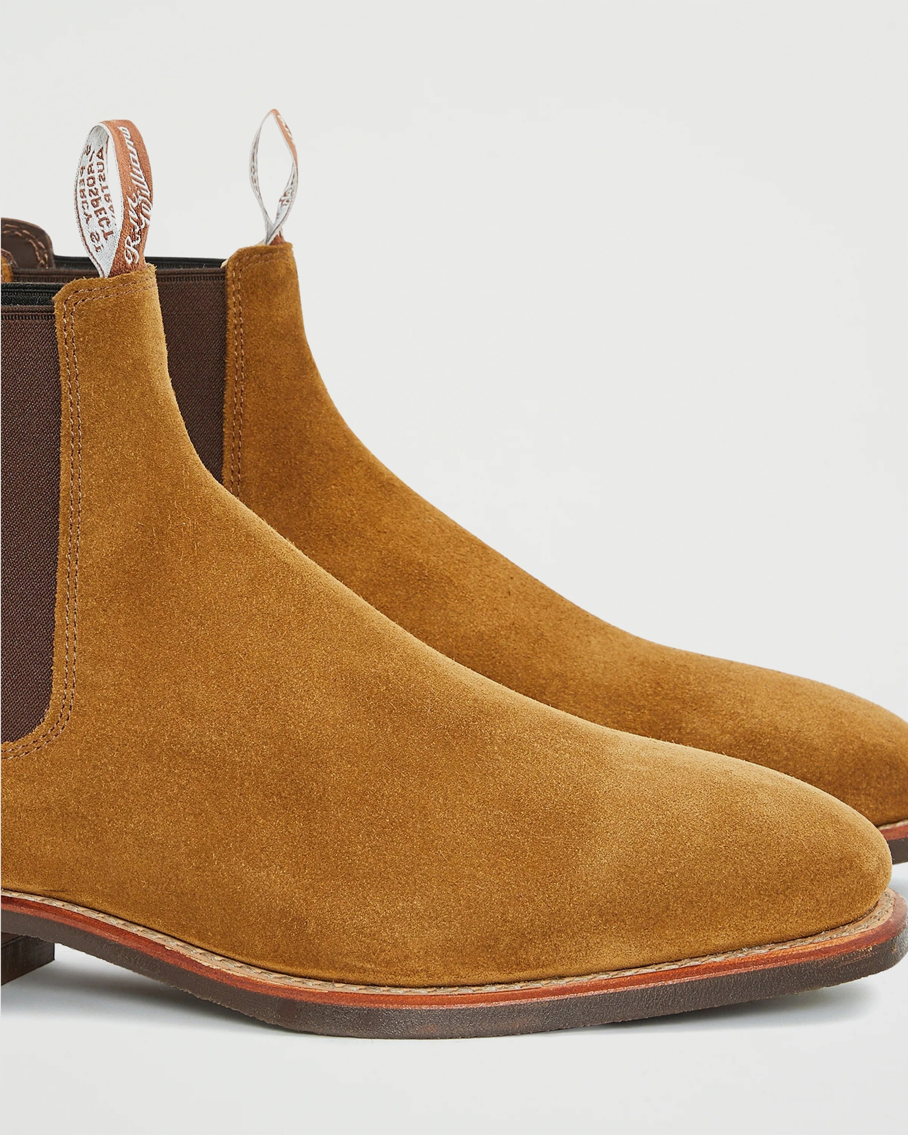 R.M.WILLIAMS Craftsman Leather Chelsea Boots for Men