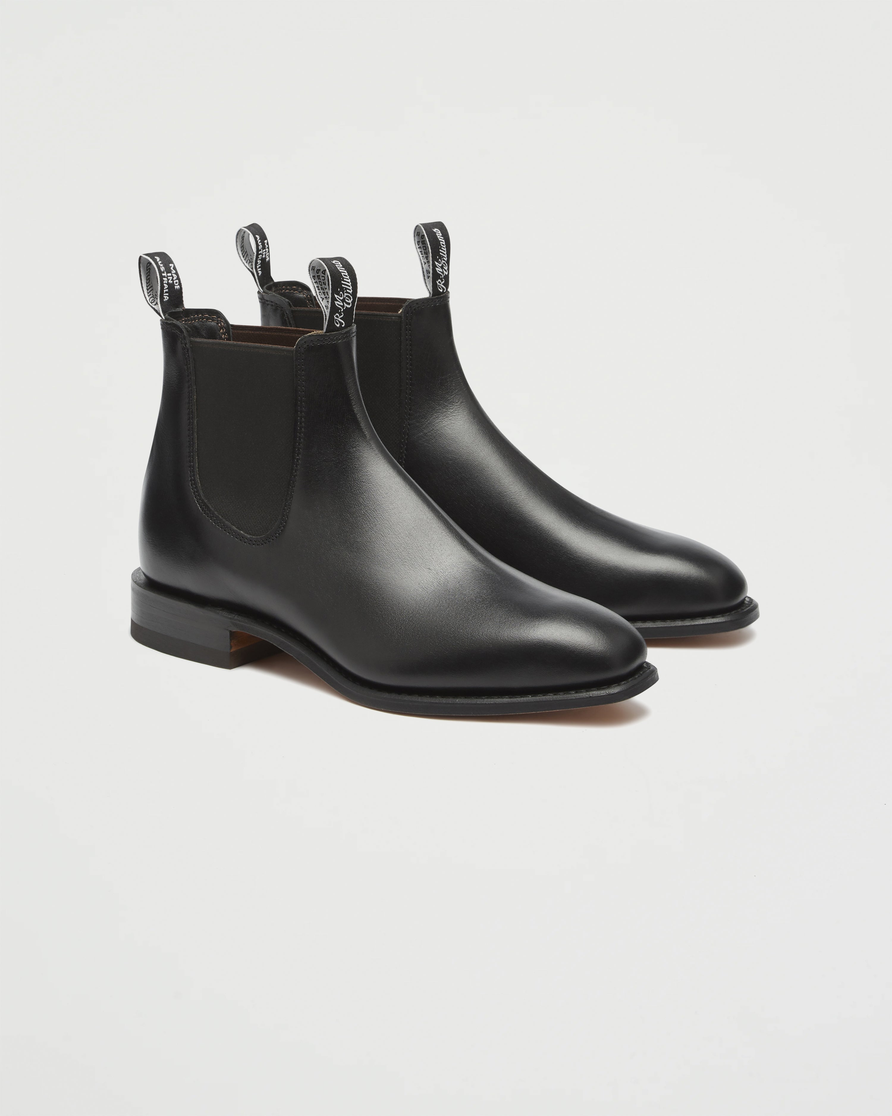 Black Craftsman Boots, R.M.Williams Chelsea Boots