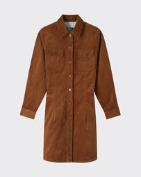 A.P.C. Robe Bonnie Tobacco WOMEN DRESSES