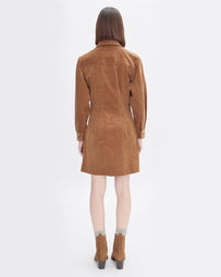 A.P.C. Robe Bonnie Tobacco WOMEN DRESSES