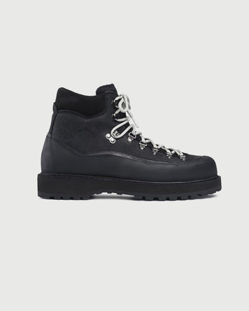 Diemme Roccia Vet Gomma Black Leather Shoes Leather Men