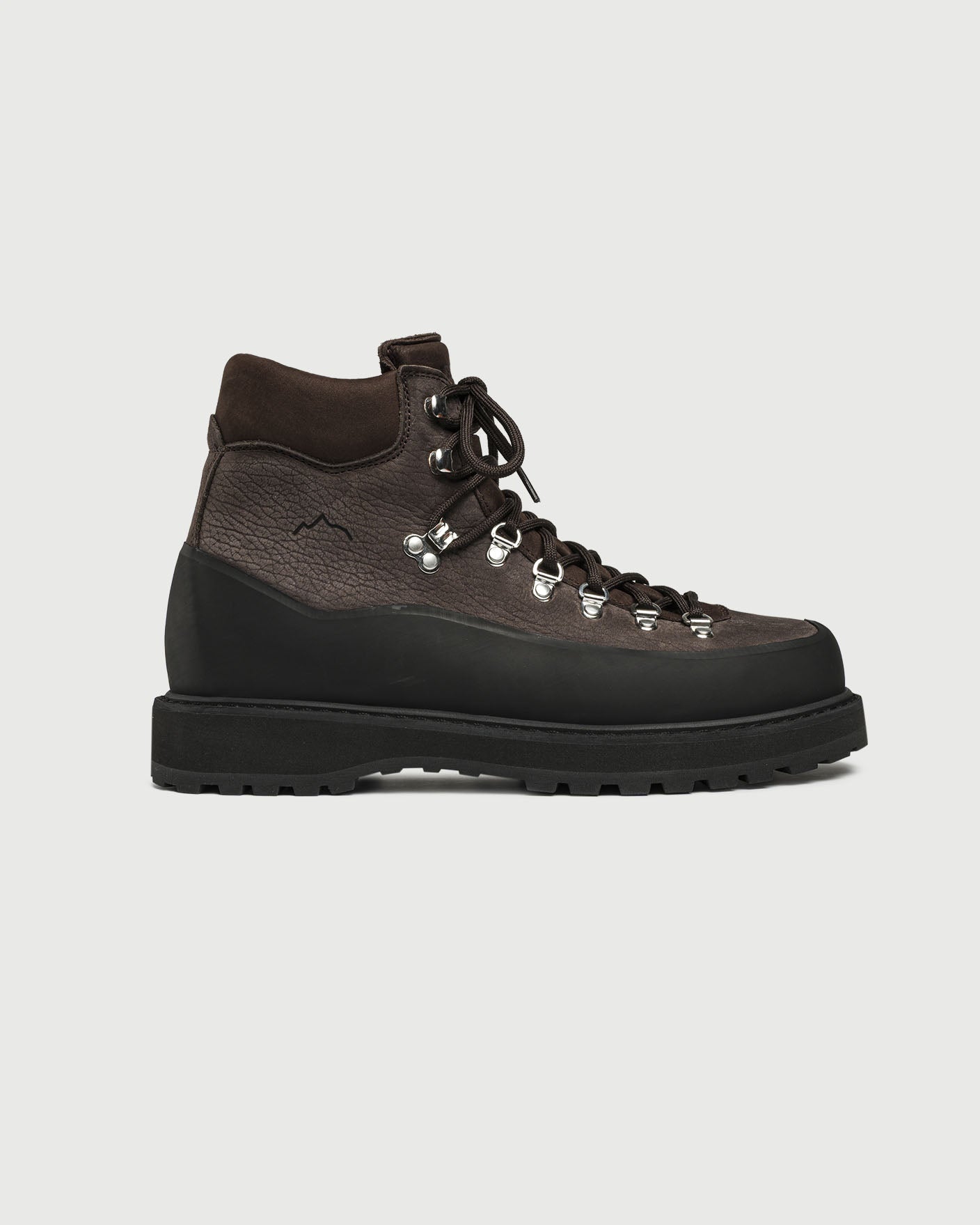 Diemme Roccia Vet Gomma Dark Fallow Structured Nubuck Shoes Leather Men