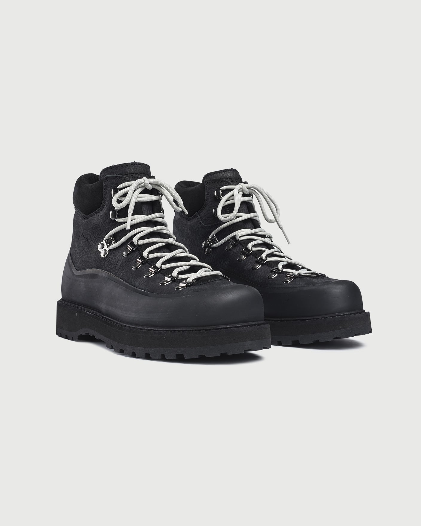 Diemme Roccia Vet Gomma Black Leather Shoes Leather Men