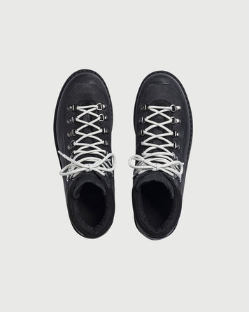 Diemme Roccia Vet Gomma Black Leather Shoes Leather Men