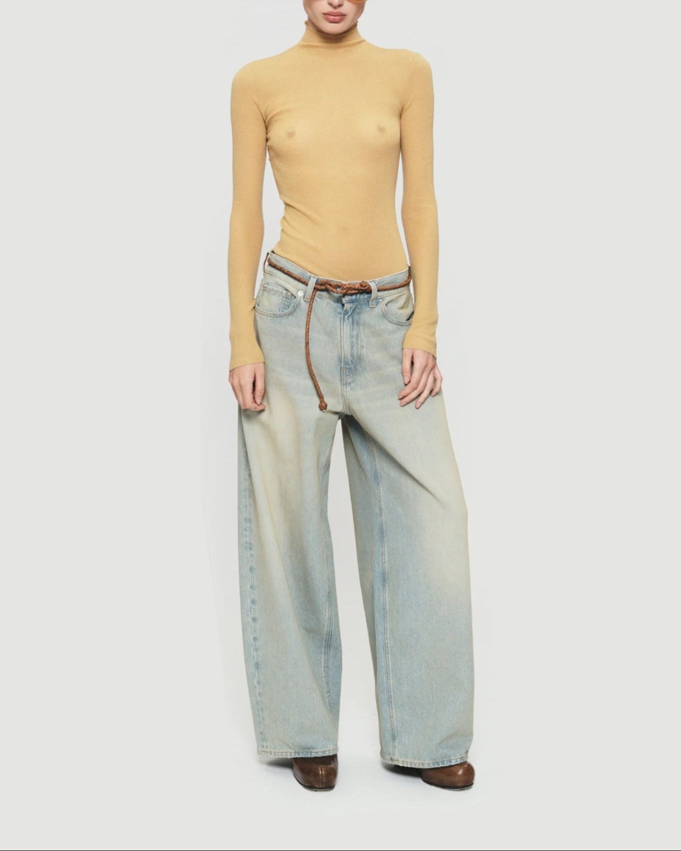 6397 Roomy Jean Ghost Blue Denim Women