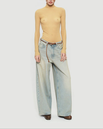 6397 Roomy Jean Ghost Blue Denim Women