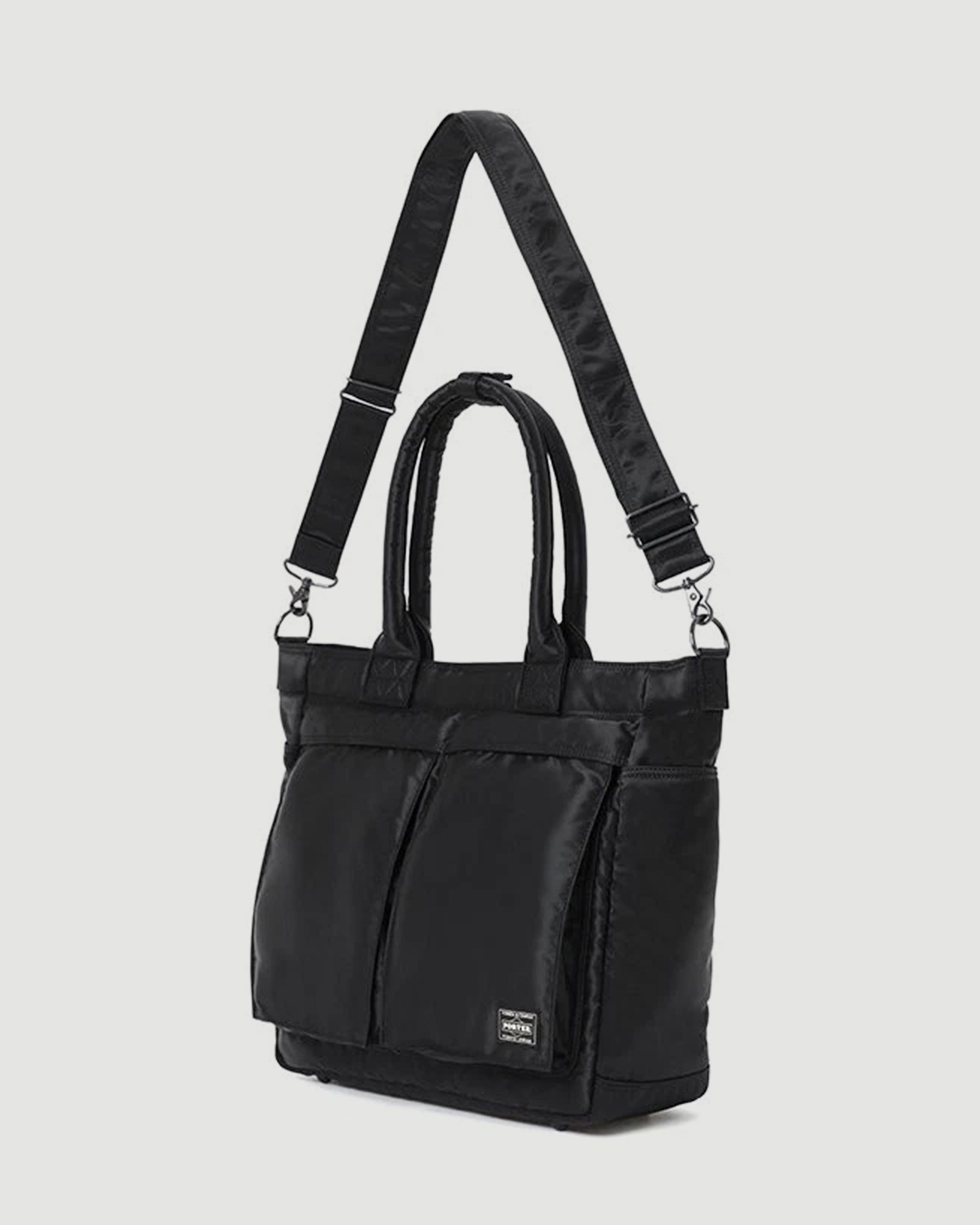 Porter Yoshida Tanker Tote Bag (L) Black Bags Men
