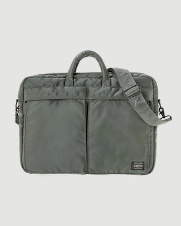 Porter Yoshida Tanker 2Way Document Bag Sage Green Bags Men