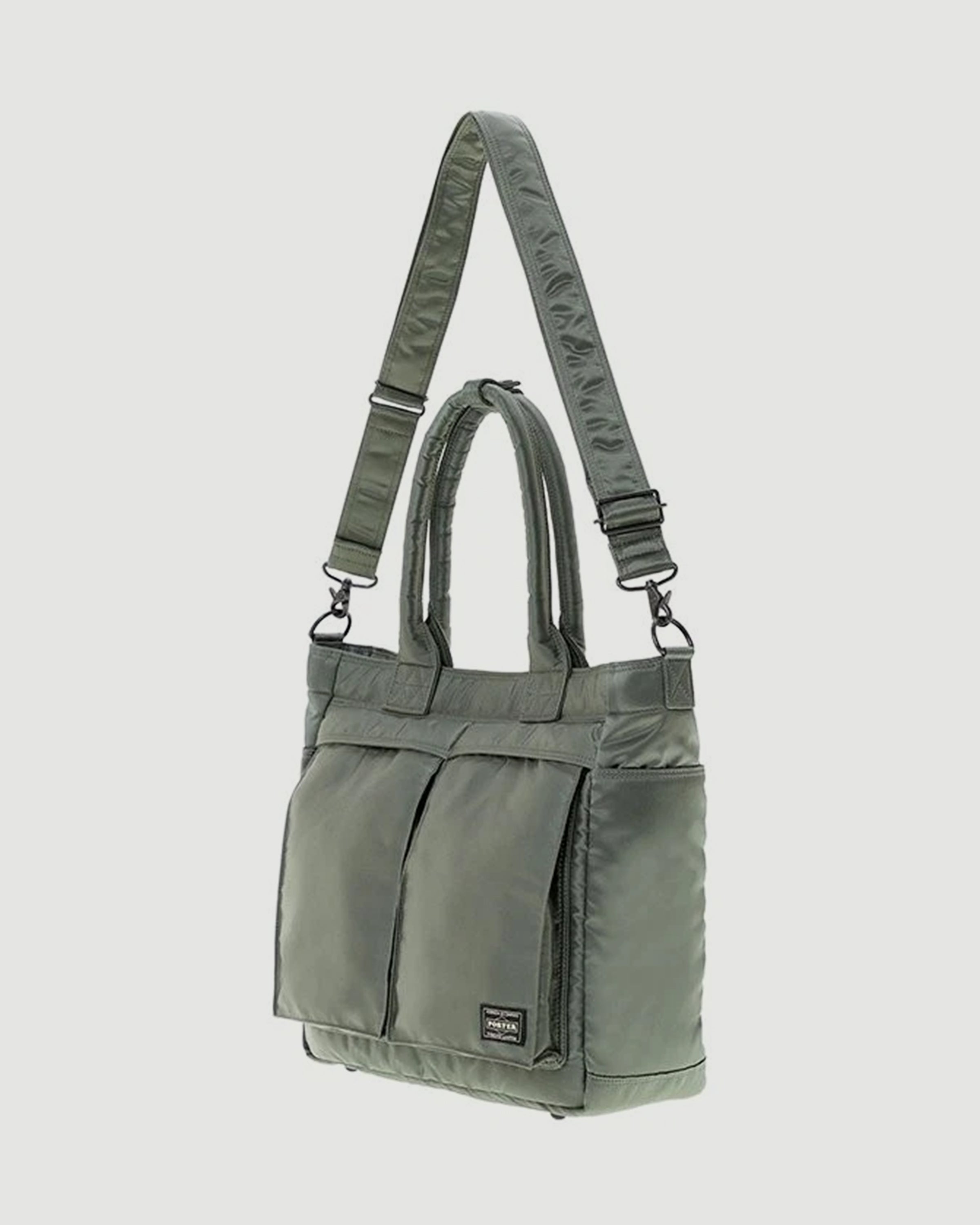 Porter Yoshida Tanker Tote Bag (L) Sage Green Bags Men