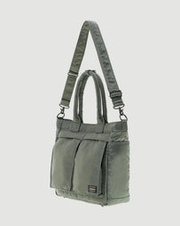 Porter Yoshida Tanker Tote Bag (L) Sage Green Bags Men