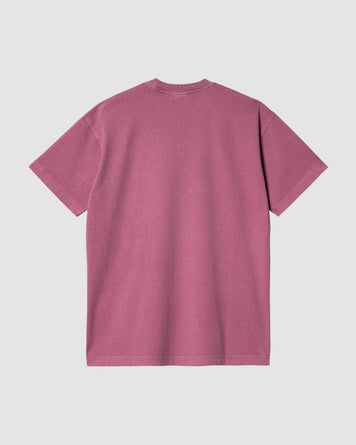 Carhartt WIP S/S Nelson T-Shirt Magenta (Garment Dyed) T-shirt S/S Men