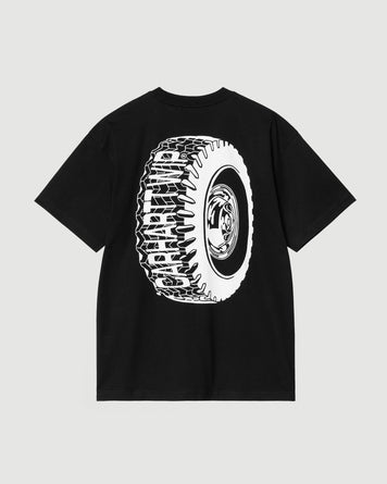 Carhartt WIP Tire T-Shirt Cotton Black T-Shirt S/S Men