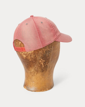 RRL Ball Cap Faded Red Headwear Men