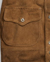 RRL Alston Jacket Unlined Shirt Brown JKT Short Men