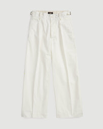 RRL Kyle Trouser Straight Pant White Pants Women