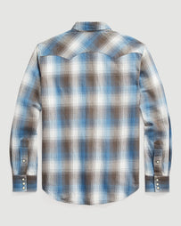 RRL Allen Western Sport Shirt Blue/Multi Shirt L/S Men