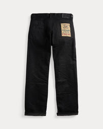 RRL Vintage Fit 5-Pocket Black on Black Denim Men