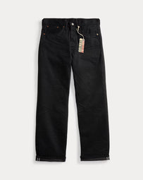 RRL Vintage Fit 5-Pocket Black on Black Denim Men