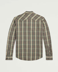 Allen Western Sport Shirt Green/Grey