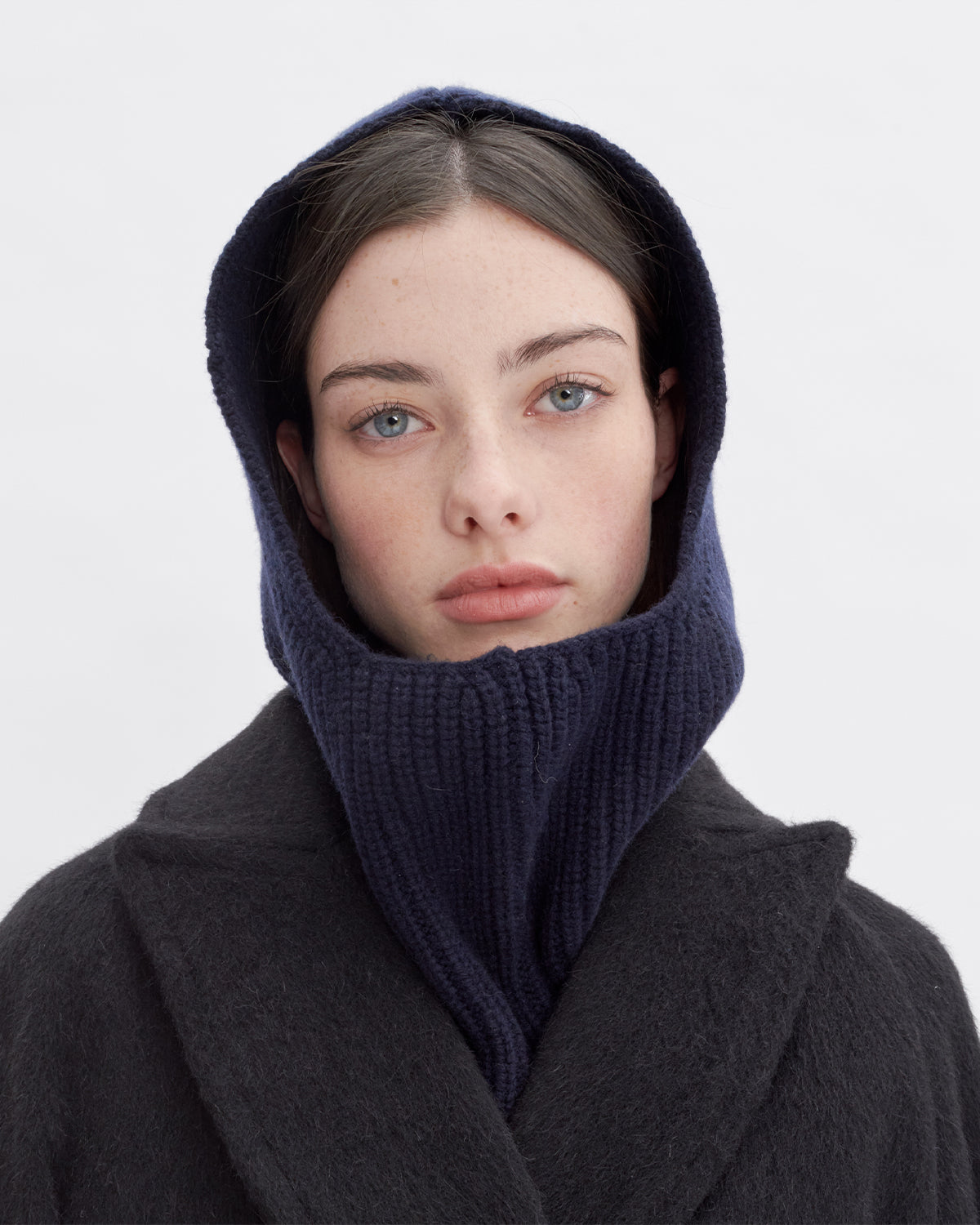 A.P.C. Ski Mask Sacha Dark Navy Headwear Unisex